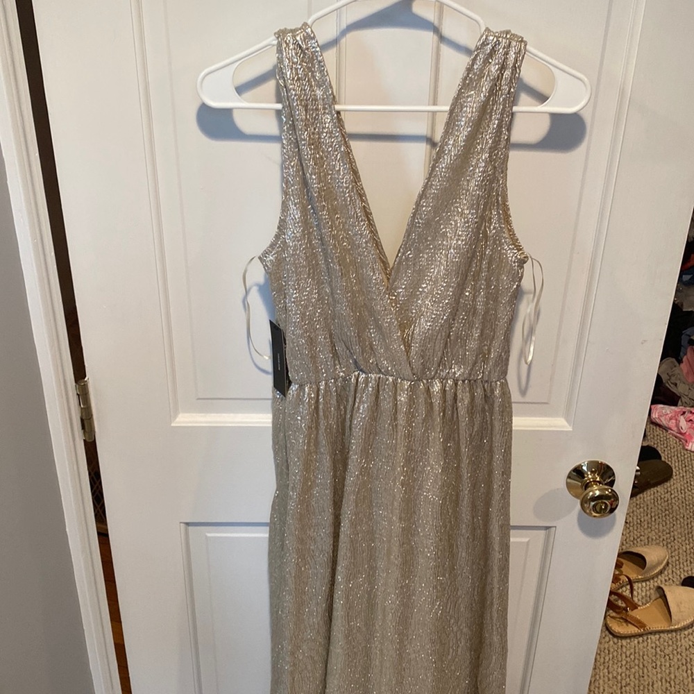 Lulus gold formal gown